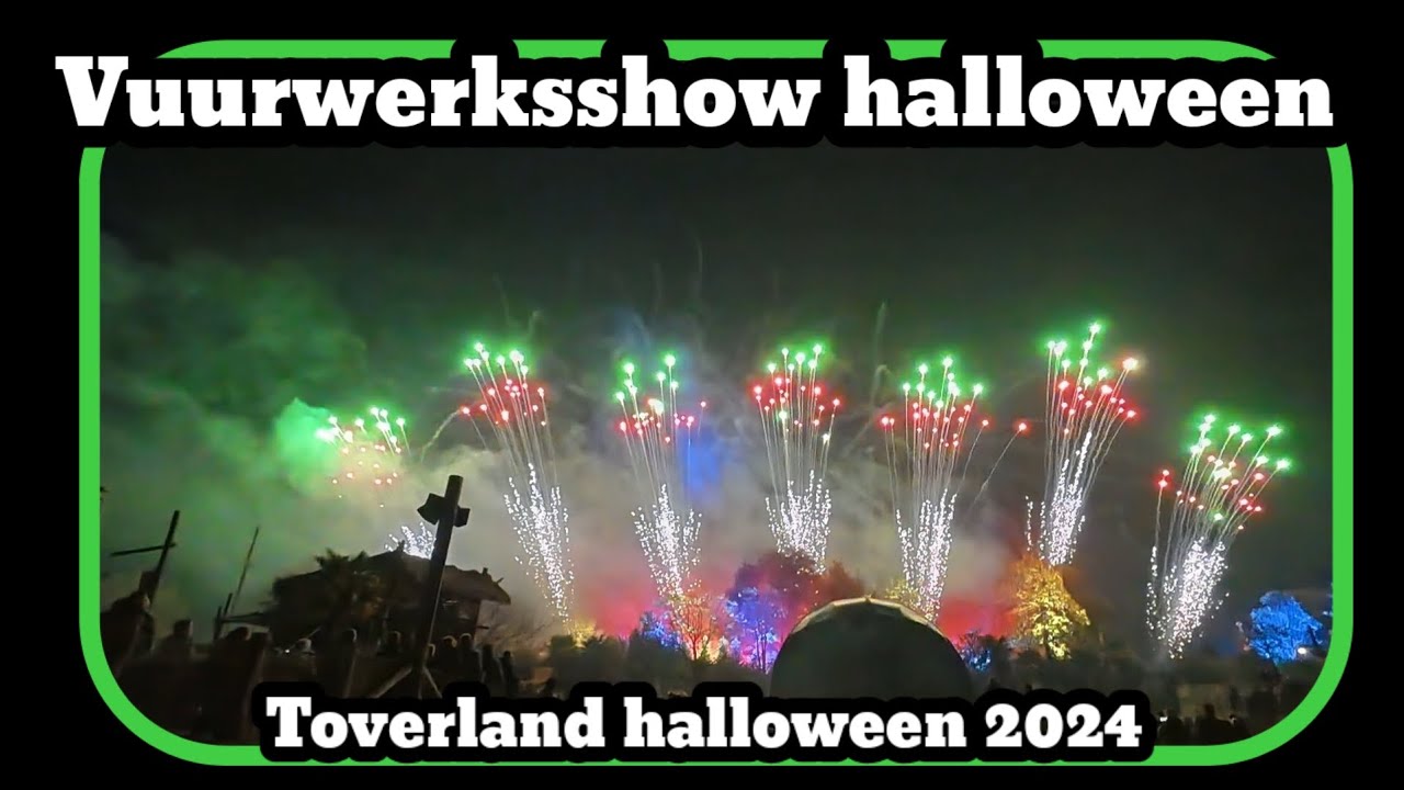 Halloween vuurwerkshow [Toverland 2024]