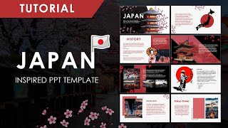 JAPAN Themed PowerPoint Presentation  2023  |  TUTORIAL  |  FREE TEMPLATE