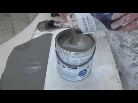 Silver Effect Paint Glitter Youtube