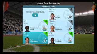 FIFA 16 GW Multiliga Newcastle - Swansea 2:1