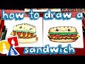 How To Draw A Funny Sandwich