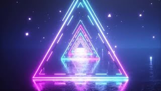 Glowing Triangles Stock Motion Graphics