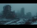 Ghost town  dark dystopian meditative ambient  post apocalyptic sleep ambience