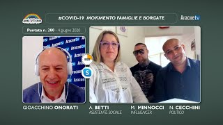 Andrà tutto bene – Puntata n. 280 – BETTI, MINNOCCI , CECCHINI, Movimento Famiglie e Borgate, I