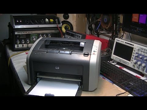 Разбираюсь с принтером HP 1010- Жует бумагу - забирает несколько листов-