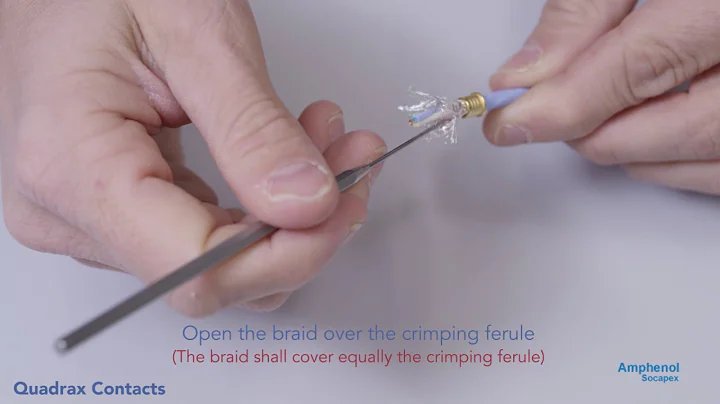 Quadrax Contacts Termination Procedure