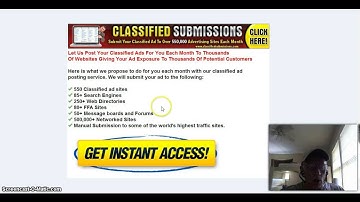 Classified ads posting service with Mark Bosley