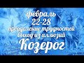 ♑КОЗЕРОГ✨22-28 февраля 2021/Таро-прогноз/Таро-Гороскоп Козерог/Taro_Horoscope Capricorn/Winter 2021.