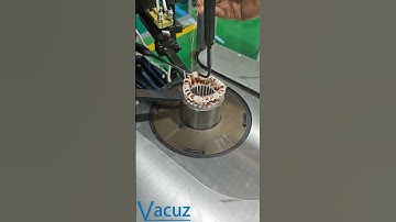 Vacuz Factory Made AC Motor Automatic Table Fan Stator Coil Tie Lacing Binding Machine For Sale
