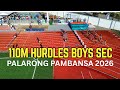 110M Hurdles Secondary Boys Heats | Palarong Pambansa 2026 Agusan del Sur #PalarongPambansa2026