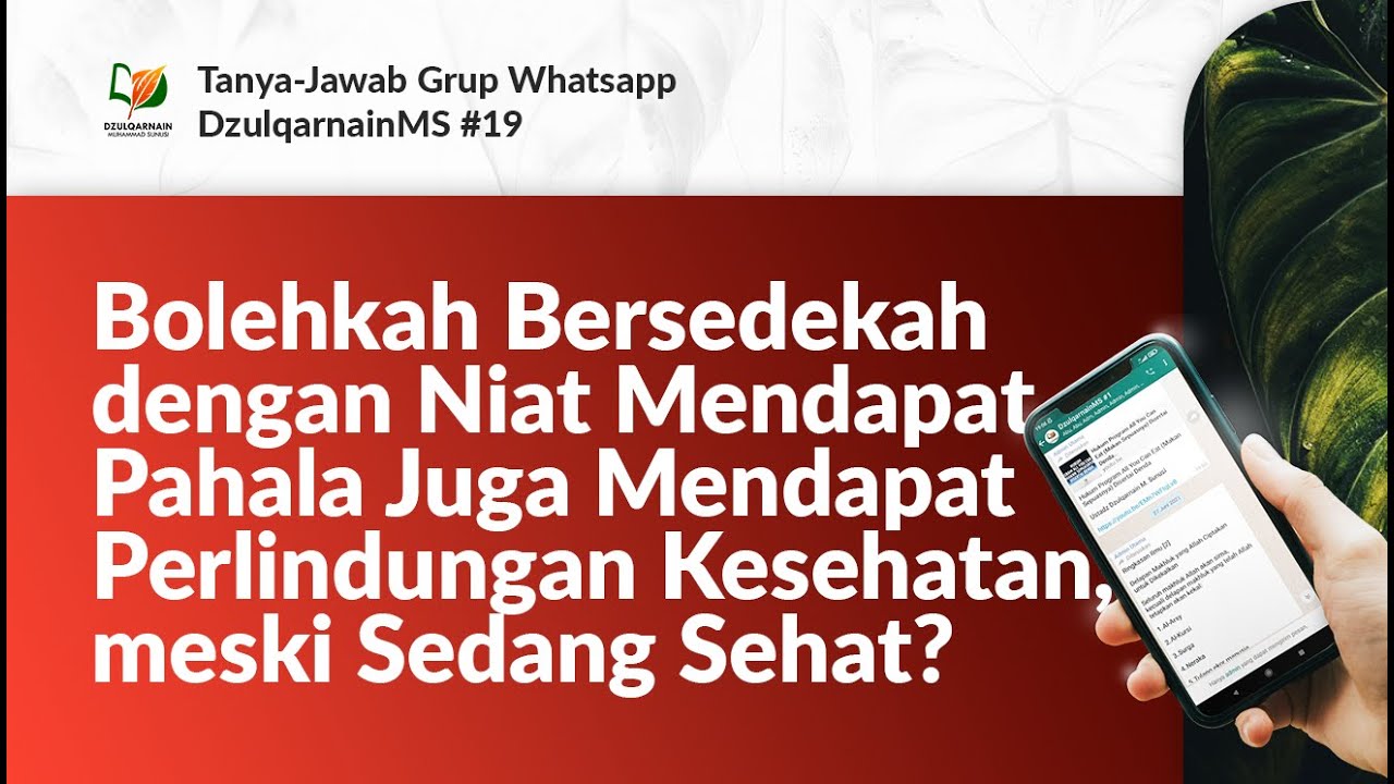 ⁣Bolehkah Bersedekah dengan Niat Mendapat Pahala dan Perlindungan Kesehatan, meski Sedang Sehat?