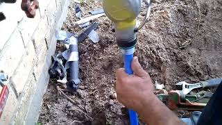 Pex Main Water Line To Meter by How to Plumbing 798 views 7 months ago 1 minute, 3 seconds