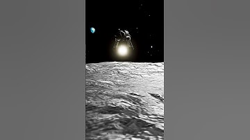 Apollo 11 soft landing on the moon #nasa #apollo #lunar