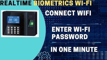 How to Enter Wi-Fi password in Realtime Biometrics (alphabet and Numeric)
