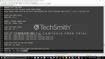 Testing HDFS Commands on AWS Hadoop Cluster