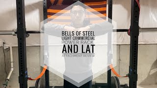 Bells of Steel 5.1 Light Commercial Power Rack and Lat Attachment Review