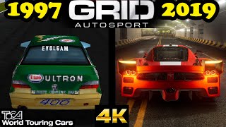 Evolution of Grid (TOCA World Touring Cars) games (19972019)