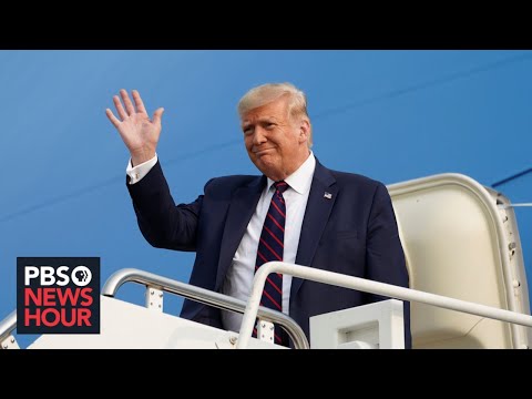 WATCH LIVE: President Trump leaves Walter Reed Medical Center to return to the White House