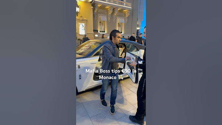 Mafia Boss tips €50 in Monaco 💸 #monaco #automobile #rich #luxury #mafia