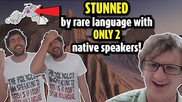 POLYGLOT BLOWS MIND with rare language with only 2 native speakers (multilingual bet- part 12)