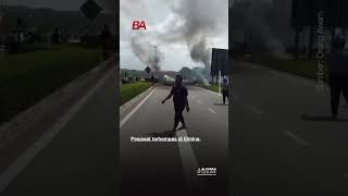 Pesawat Terhempas Di Elmina, Shah Alam