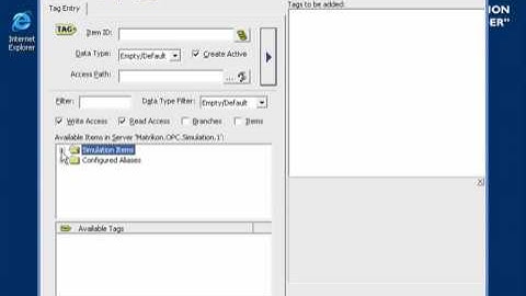 How-To-Video: Matrikon OPC Classic Explorer Configuration