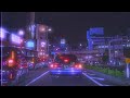 🚗 [lofi] Midnight Drive in Japan 🌃 Quiet Streets, Calm Sounds