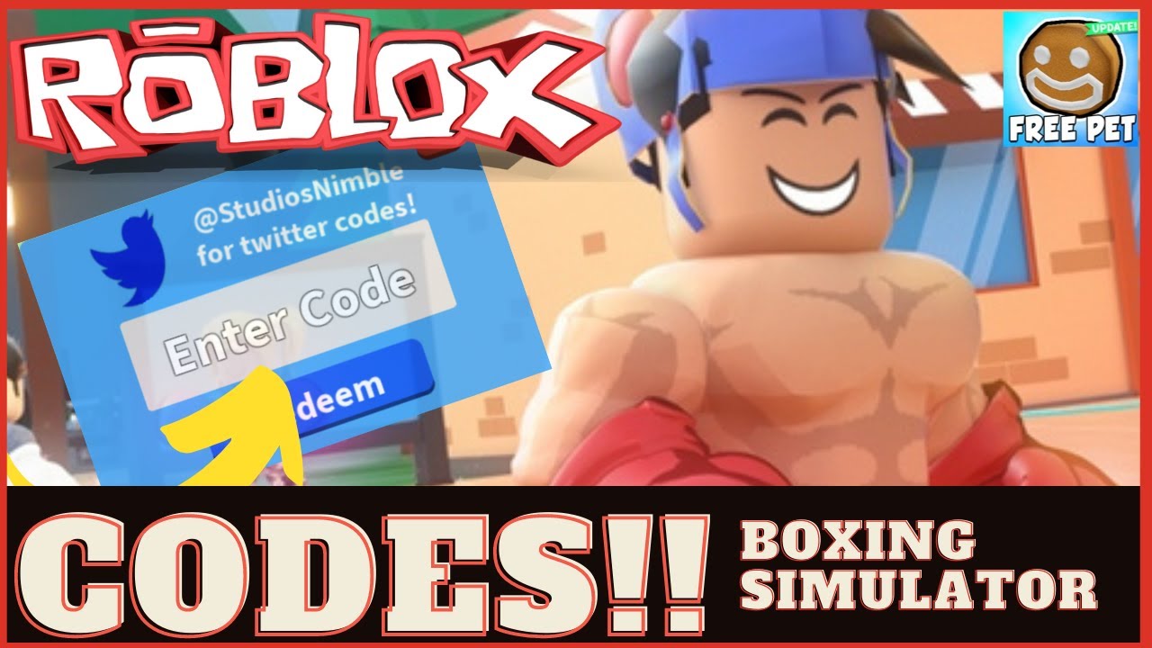 Roblox Boxing Simulator Codes FREE PET UPADTE CODES YouTube