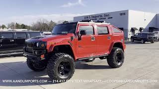 2005 Hummer H2 SUT - SLANTBACK - Big Red - 56k miles