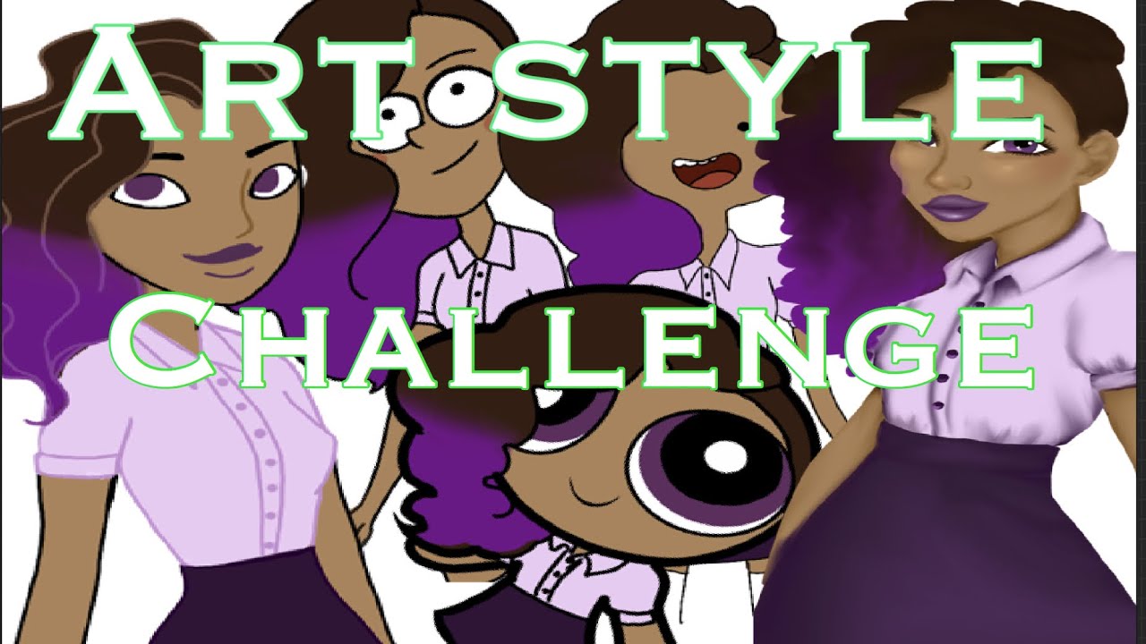 Drawing in other artist styles/ Art style challenge. - YouTube