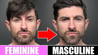 6 Simple Ways to Get a MORE Masculine Face! (TRY THIS NOW) screenshot 1