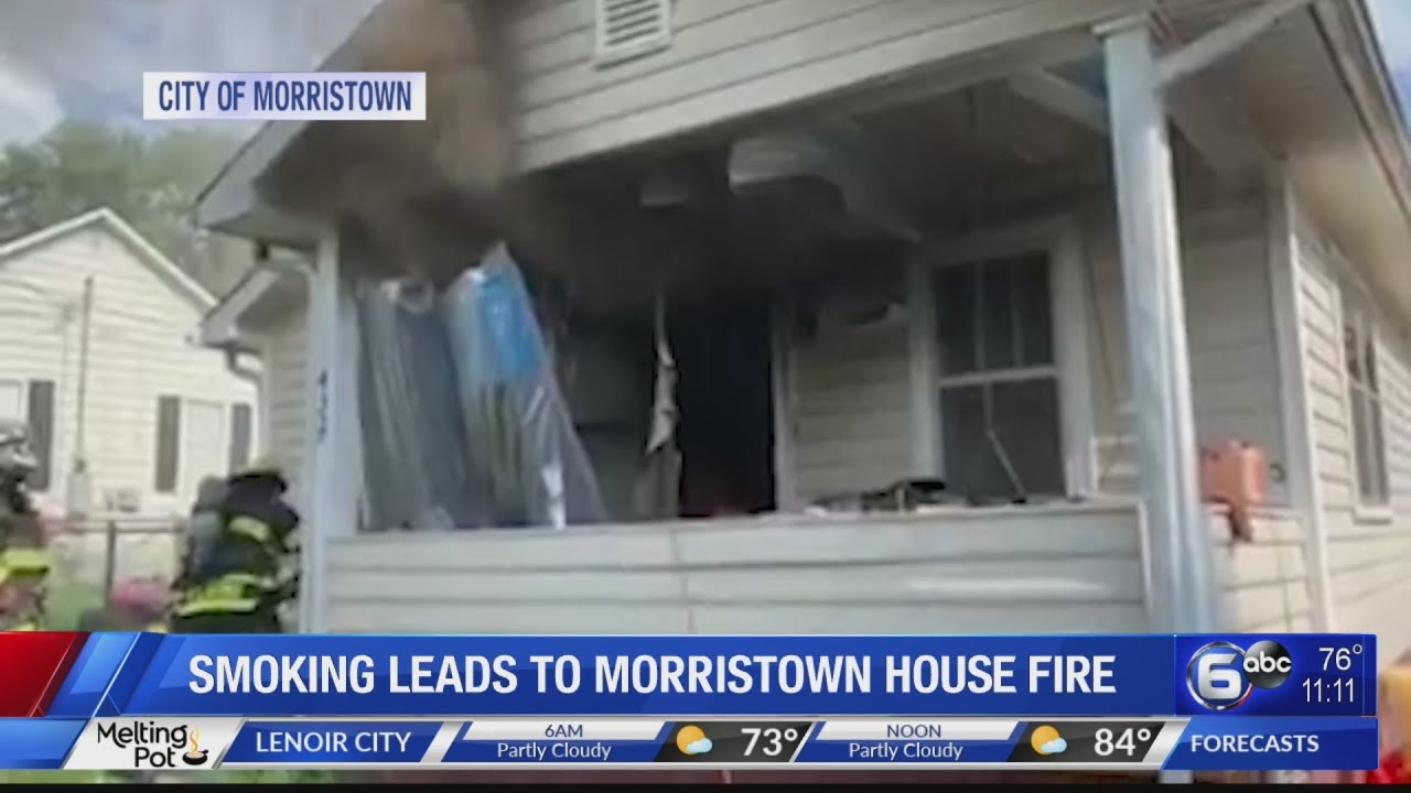 Smoking leads to Morristown house fire YouTube