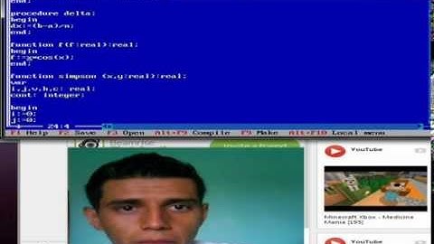 Simpson y trapecio (Pascal)