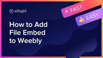 How to Add File Embed to Weebly