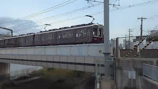 2018.10.31 阪急 5300系5317F 普通高槻市行き発車 8300系8315F 準急梅田行き通過 相川駅 阪急電鉄 阪急電車