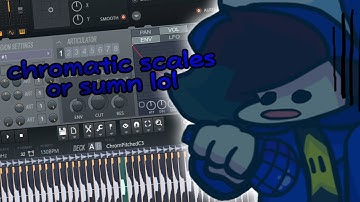 a very mediocre chromatic scale tutorial