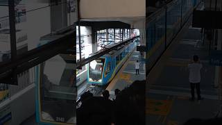 Mrt3 Crrc Dalian Train Arriving Taft Avenue Station mrt ytshorts fyp railway shorts