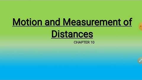 Motion and Measurement of Distances - Transport and Measurement (Chapter 10) (Class 6)