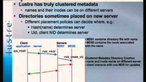 Seattle Conference on Scalability: Lustre File System