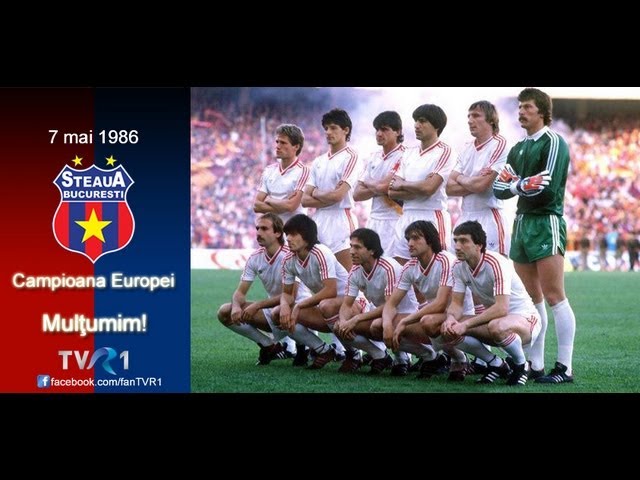 Steaua Bucureşti, câștigătoare a Cupei Campionilor Europeni la fotbal