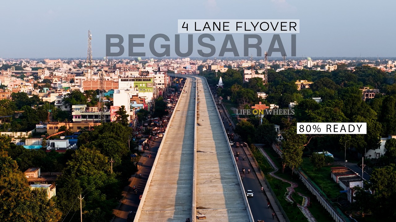 Massive 4-Lane Flyover in Begusarai, Bihar 🇮🇳 | NH31 Construction Update | Indian Oil Refinery City