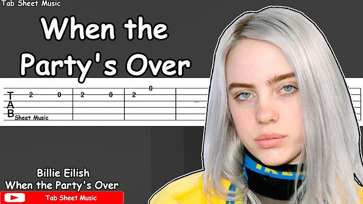 When the Party's Over Guitar version - Guitar performance video thumbnail