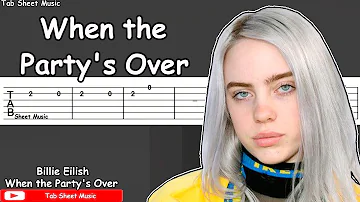 Billie Eilish - When the Party's Over Guitar Tutorial