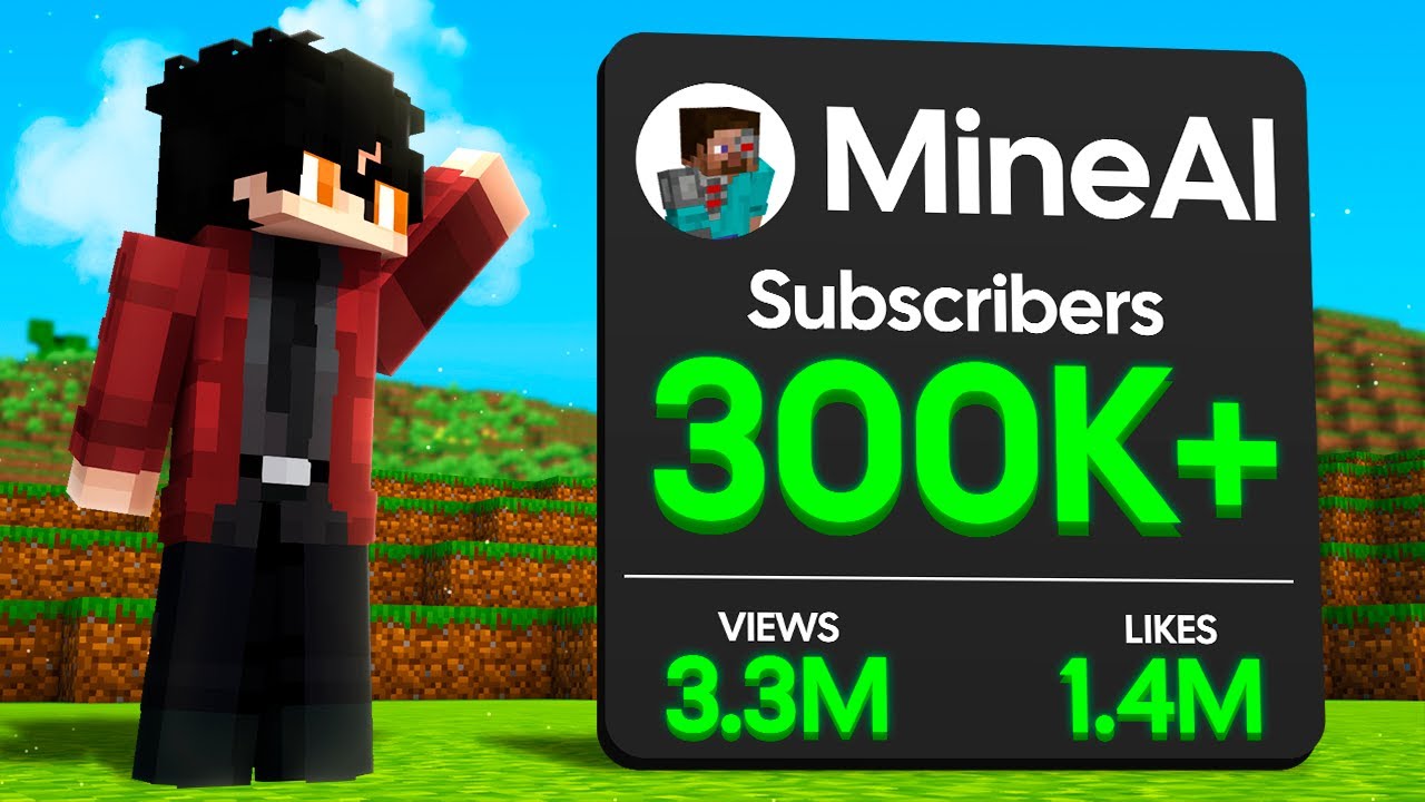 I Went VIRAL on a Minecraft Channel Using ONLY AI for 7 DAYS.