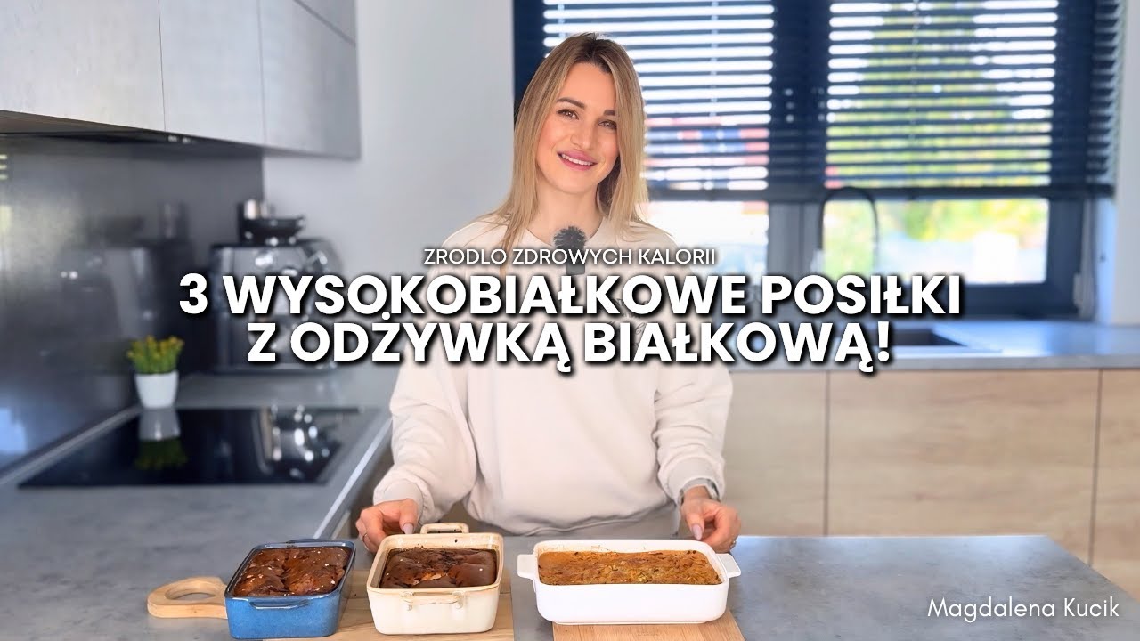 3 szybkie i pyszne przepisy z odżywką białkową - bez nabiału, idealne na diecie.