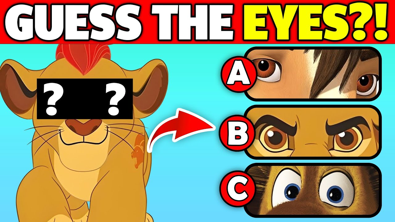 Can You Pick the Right Eyes for Kion? 🦁🌍 | Pick the right one! | THE LION GUARD Movie QuizI Fuli