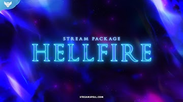 StreamSpell | Hellfire Stream Package │ Twitch Overlays for OBS Studio, Streamlabs