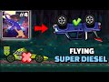 Flying super diesel map  5 easy to crazy maps from you  hill climb racing 2