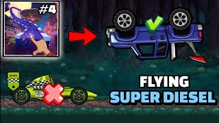 FLYING SUPER DIESEL MAP 🤩 5 EASY TO CRAZY MAPS FROM YOU!! - Hill Climb Racing 2