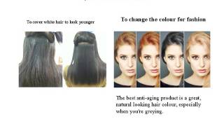 Natural Permanent Gel Hair Colour - Indus Valley - YouTube